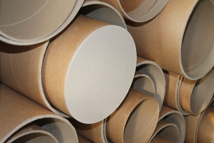 mitPappdeckel LENIAR Versandrolle CARTON TUBE